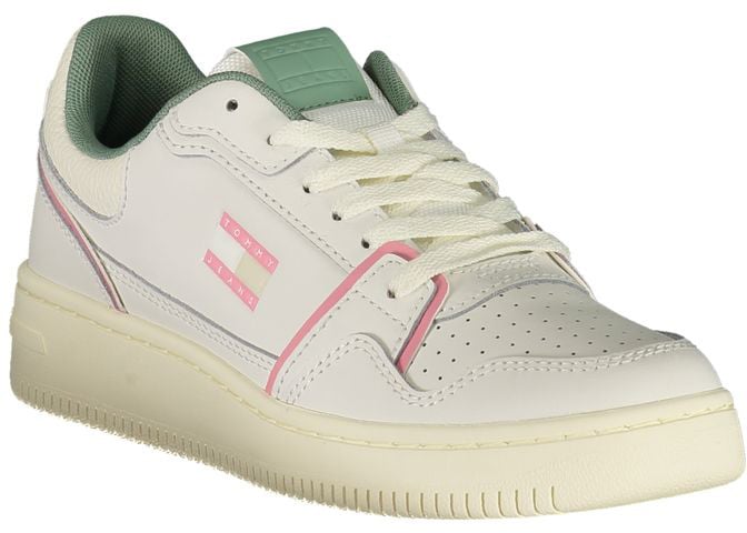 Tommy Hilfiger Bianco Poliuretano Donna Sneaker Wit