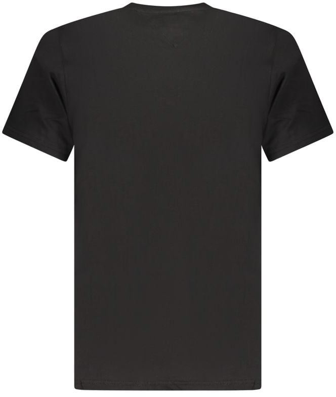 Tommy Hilfiger Nero Cotton Men T-Shirt Zwart