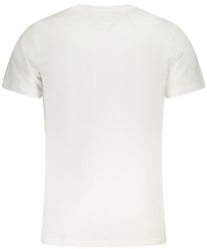 Tommy Hilfiger White Cotton Men's T-Shirt Wit