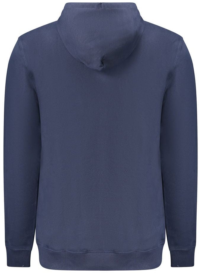 Tommy Hilfiger Blue Cotton Men's Hooded Sweatshirt Blauw