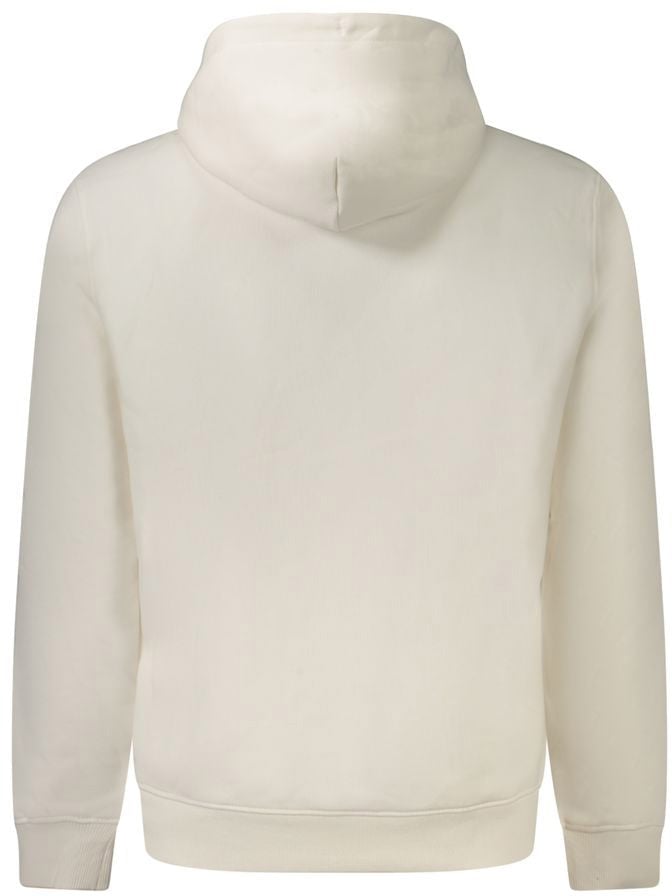 Tommy Hilfiger Tommy Hilfiger White Cotton Men's Hooded Sweatshirt Wit