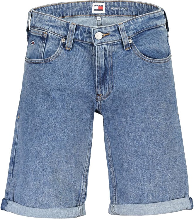 Tommy Hilfiger Blue Organic Cotton Men Short Blauw