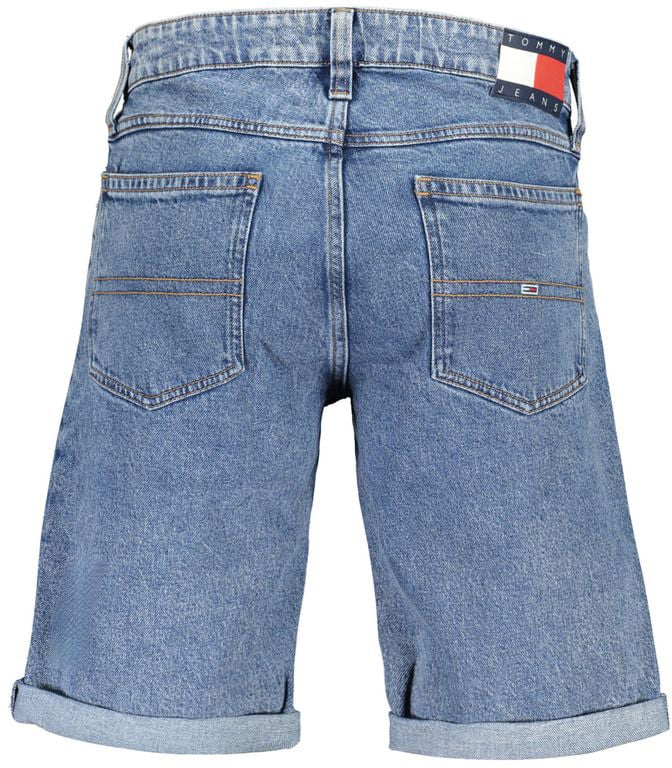 Tommy Hilfiger Blue Organic Cotton Men Short Blauw