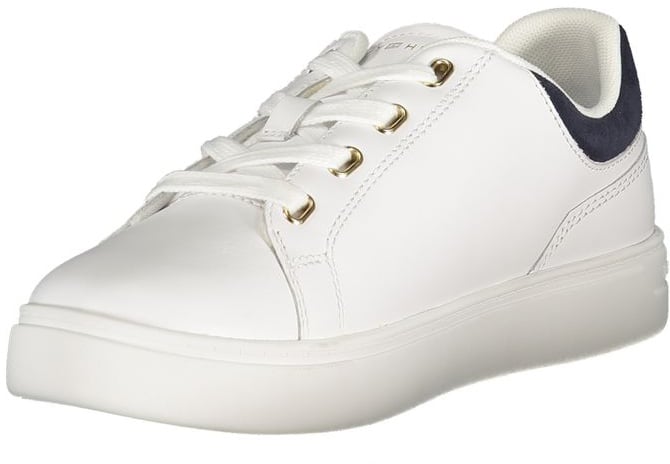 Tommy Hilfiger Bianco Polyurethane Women Sneaker Wit