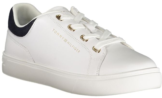 Tommy Hilfiger Bianco Polyurethane Women Sneaker Wit