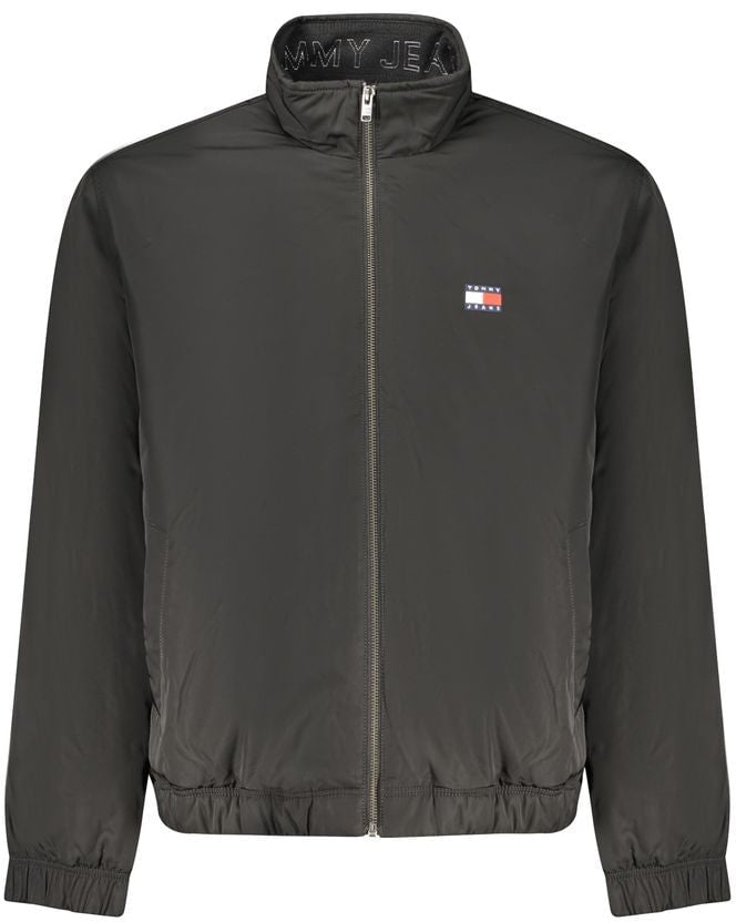 Tommy Hilfiger Black Polyester Men's Jacket Zwart