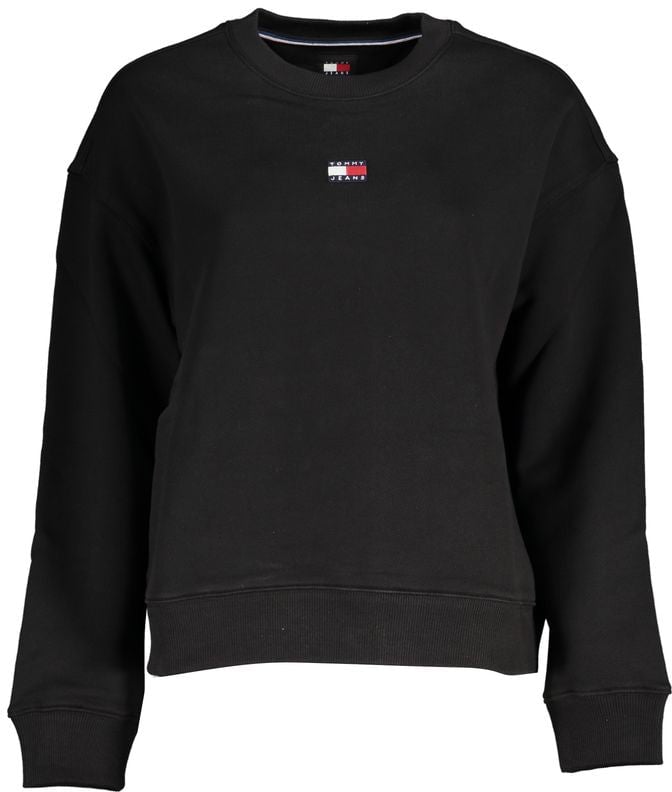 Tommy Hilfiger Nero Cotton Men's Sweatshirt Zwart