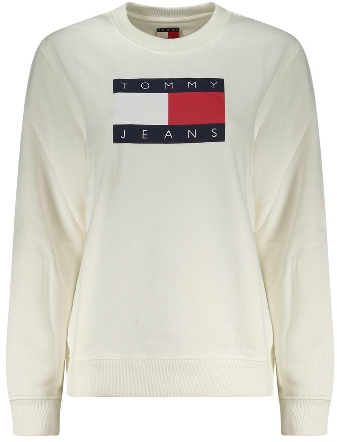 Tommy Hilfiger Tommy Hilfiger Bianco Cotton Women Sweatshirt Wit