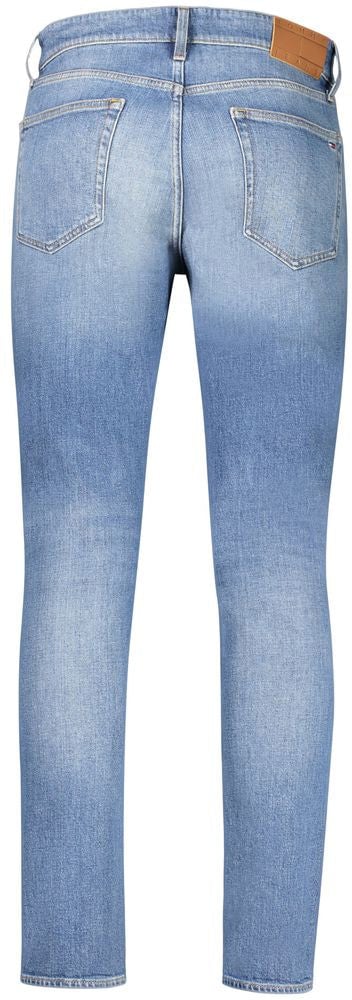 Tommy Hilfiger Blu Cotton Men Jeans Blauw