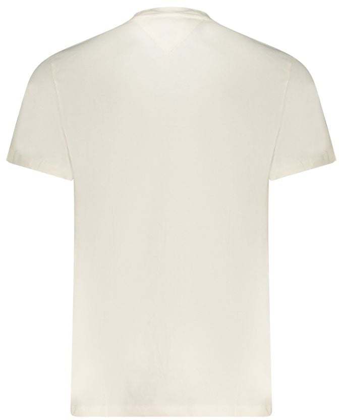 Tommy Hilfiger Bianco Cotton Men's T-Shirt Wit