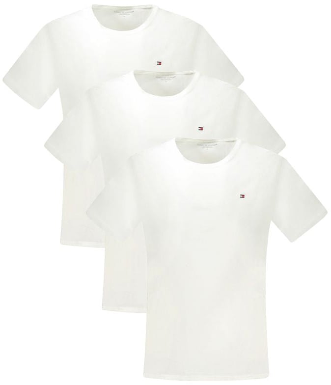 Tommy Hilfiger Tommy Hilfiger Bianco Cotton Men T-Shirt Wit