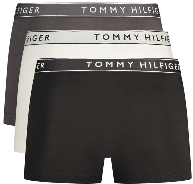 Tommy Hilfiger Grey Cotton Men's Boxer Short Grijs