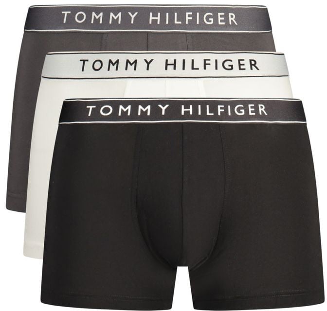 Tommy Hilfiger Grey Cotton Men's Boxer Short Grijs