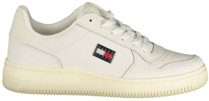 Tommy Hilfiger Bianco Polyurethane Women Sneaker Wit