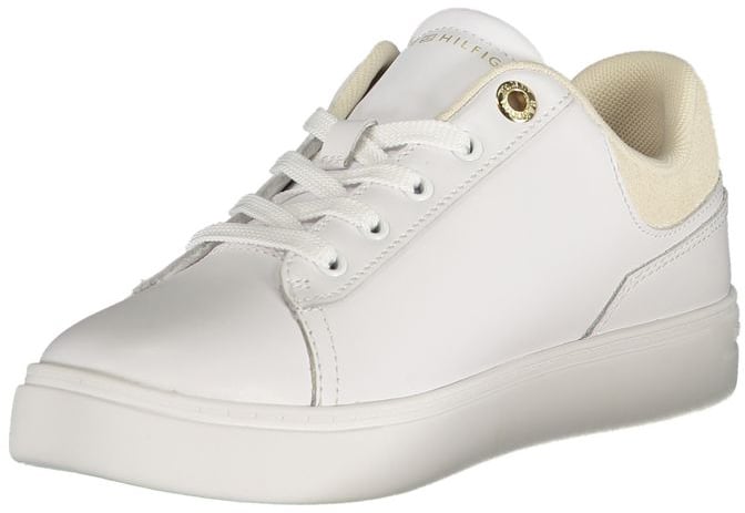 Tommy Hilfiger Bianco Polyurethane Women Sneaker Wit
