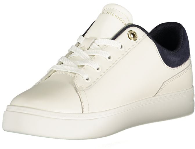 Tommy Hilfiger Bianco Poliuretano Donna Sneaker Wit