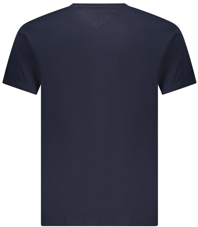 Tommy Hilfiger Blue Cotton Men's T-Shirt Blauw