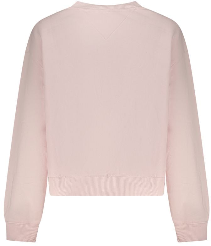 Tommy Hilfiger Tommy Hilfiger Pink Cotton Women Sweatshirt Roze
