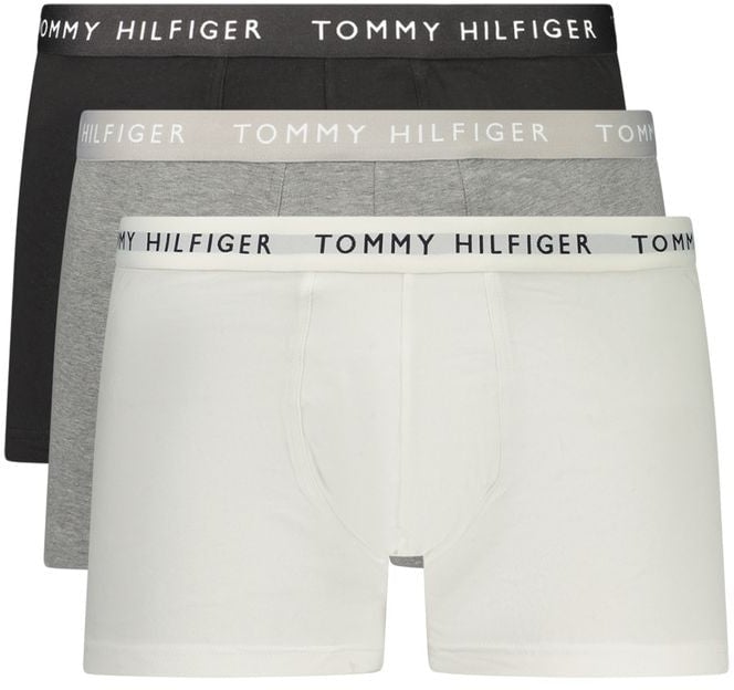 Tommy Hilfiger Grey Cotton Men's Boxer Short Grijs