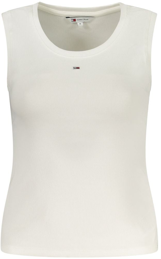 Tommy Hilfiger Bianco Cotton Women Tank Top Wit