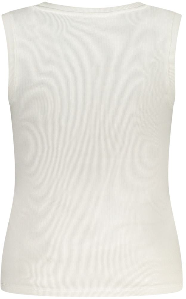 Tommy Hilfiger Bianco Cotton Women Tank Top Wit