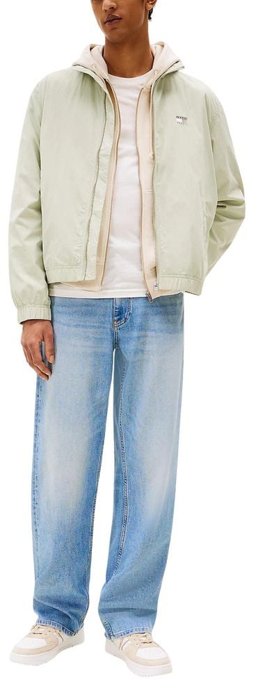 Tommy Hilfiger Jeans Bicolor Recycled Polyamide Bomber Divers