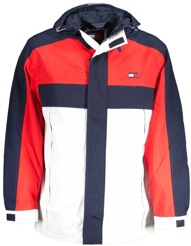 Tommy Hilfiger Blu Poliammide Men's Jacket Blauw