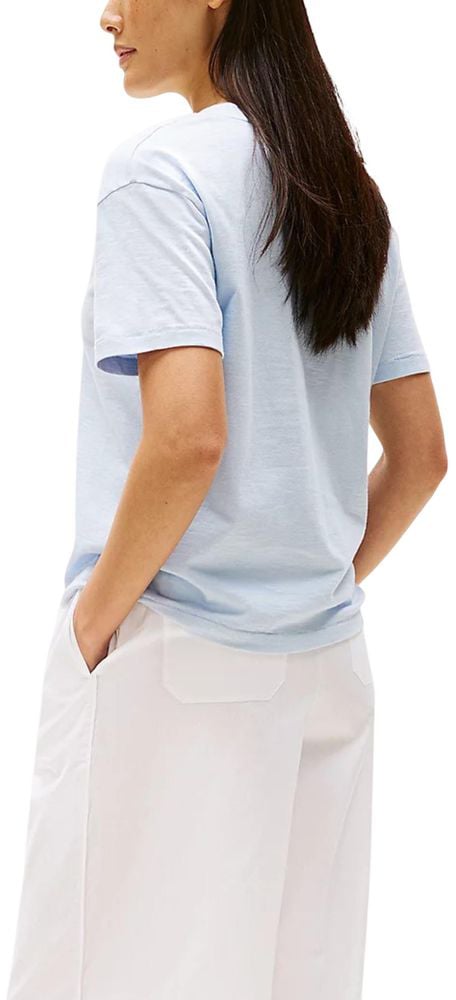 Tommy Hilfiger Blue Organic Cotton T-Shirt Blauw