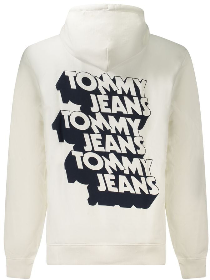 Tommy Hilfiger White Cotton Men's Sweatshirt Wit