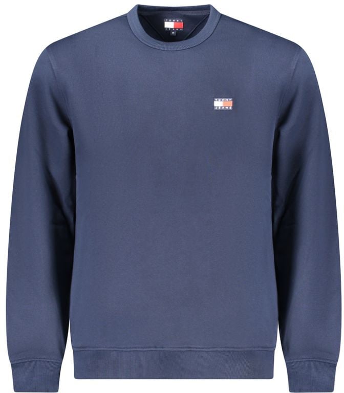 Tommy Hilfiger Blu Cotton Male Sweatshirt Blauw