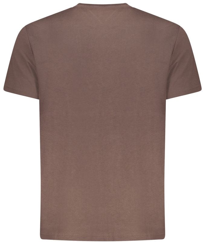 Tommy Hilfiger Tommy Hilfiger Brown Cotton Men's T-Shirt Bruin