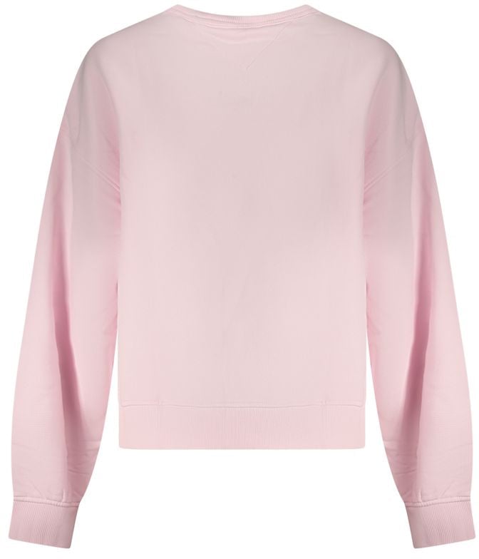Tommy Hilfiger Tommy Hilfiger Pink Cotton Women Sweatshirt Roze