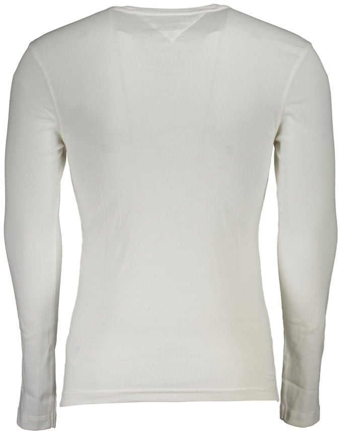 Tommy Hilfiger White Cotton Men T-Shirt Wit