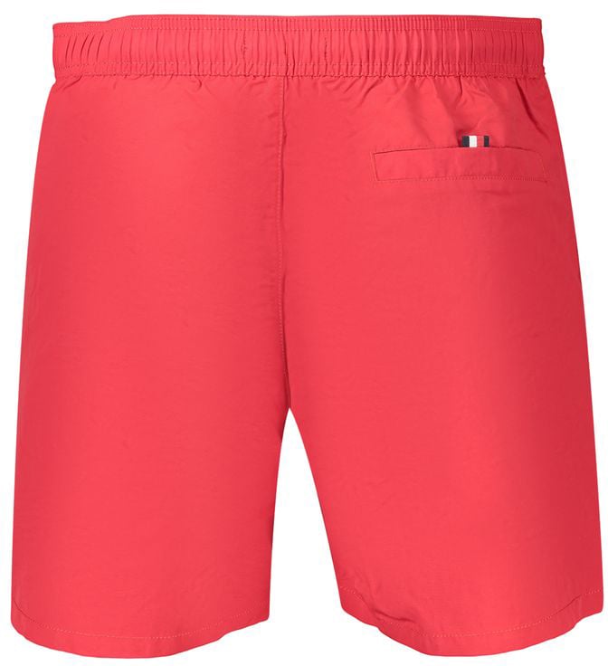Tommy Hilfiger Rosso Polyester Mens Swimwear Rood