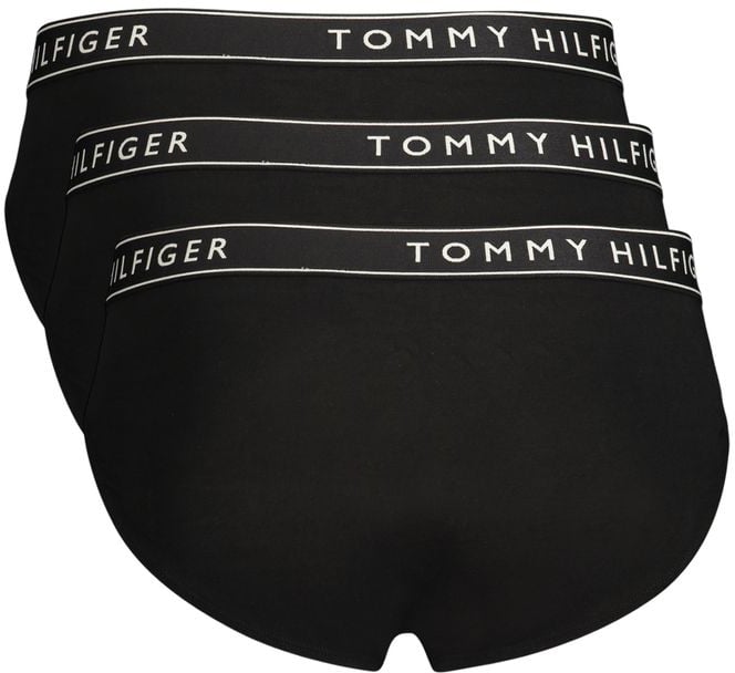 Tommy Hilfiger Black Cotton Men's Brief Zwart