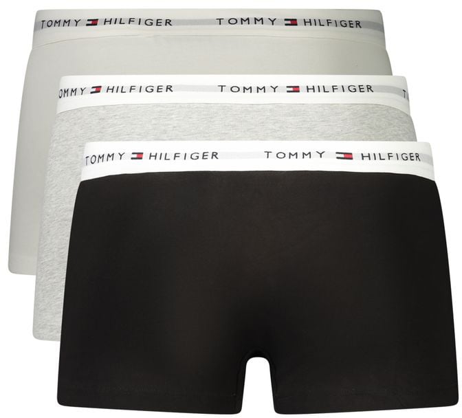Tommy Hilfiger Grey Cotton Men's Boxer Grijs