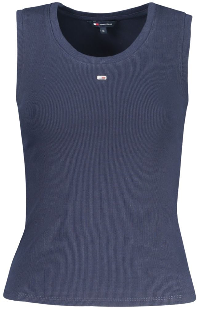 Tommy Hilfiger Tommy Hilfiger Blue Cotton Women's Tank Top Blauw
