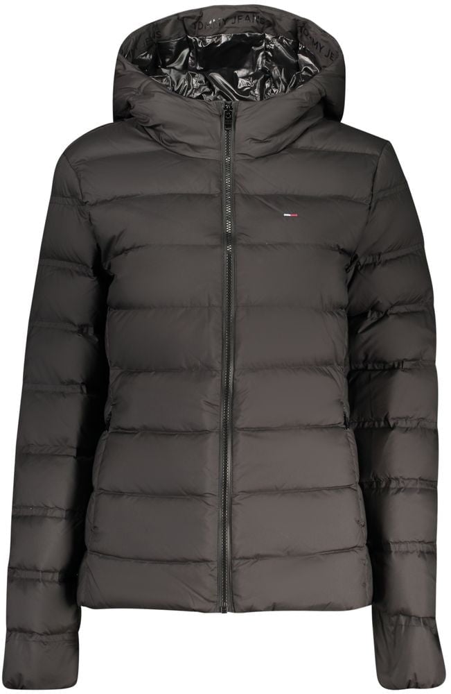 Tommy Hilfiger Black Polyester Women's Jacket Zwart