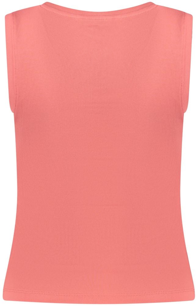 Tommy Hilfiger Pink Cotton Women's Tank Top Roze