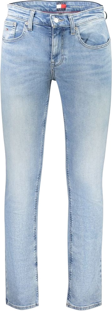 Tommy Hilfiger Azzurro Cotton Men's Jean Blauw