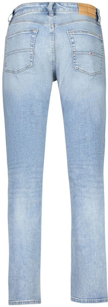 Tommy Hilfiger Azzurro Cotton Men's Jean Blauw