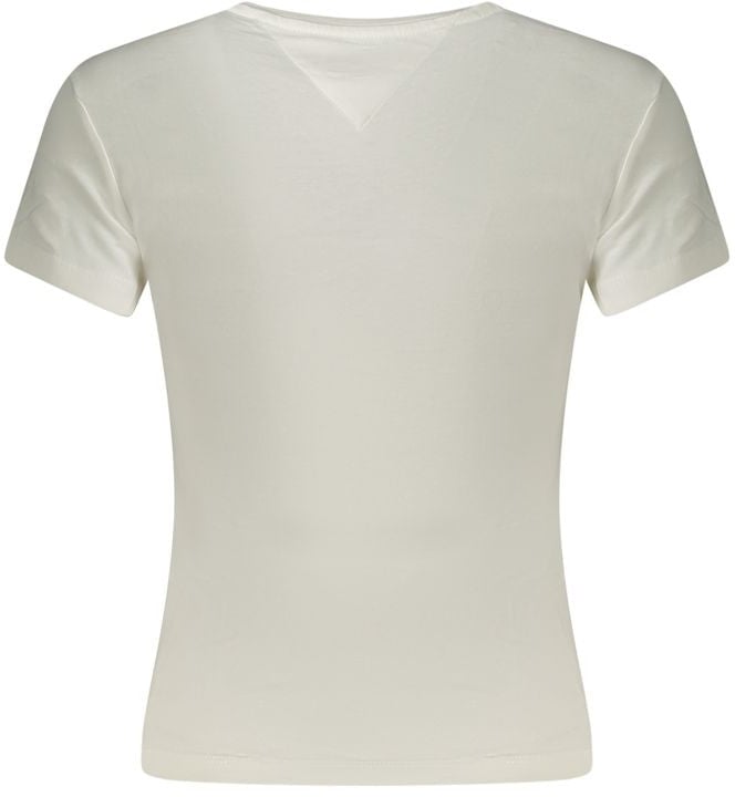 Tommy Hilfiger Tommy Hilfiger White Cotton Women's T-Shirt Wit