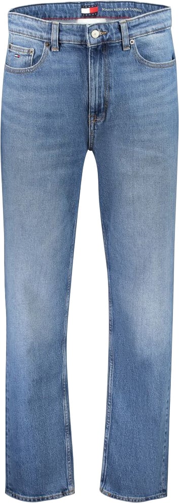 Tommy Hilfiger Blu Cotton Men Jeans Rood