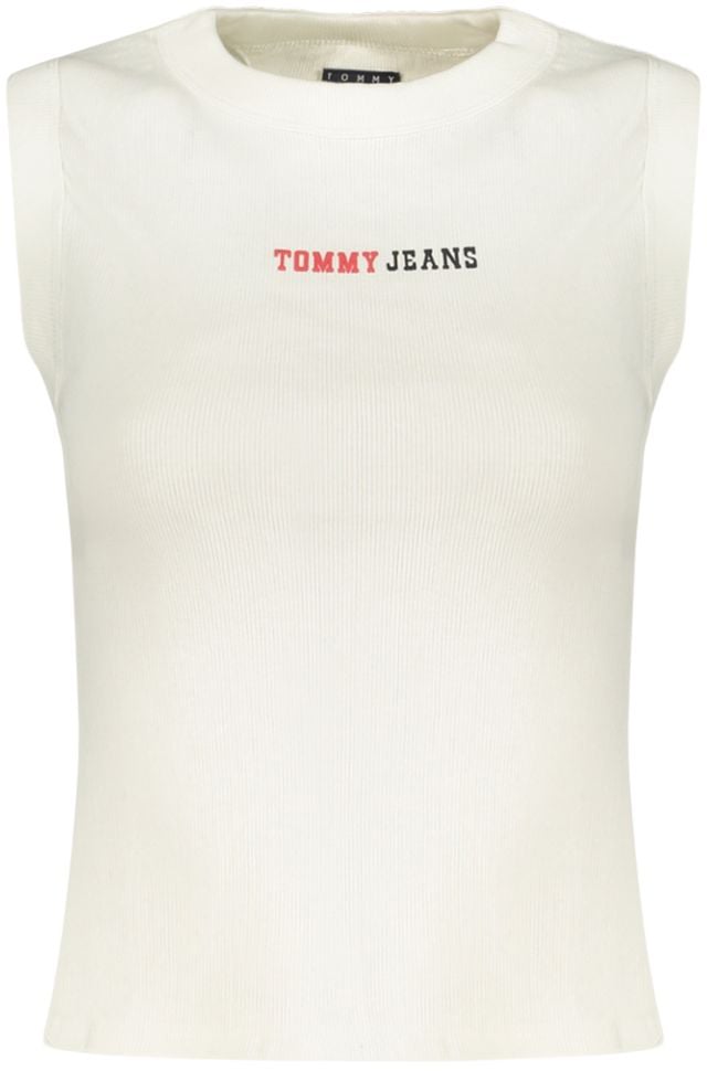 Tommy Hilfiger White Cotton Women's Tank Wit