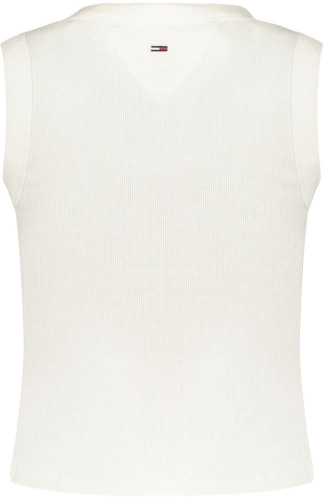Tommy Hilfiger White Cotton Women's Tank Wit
