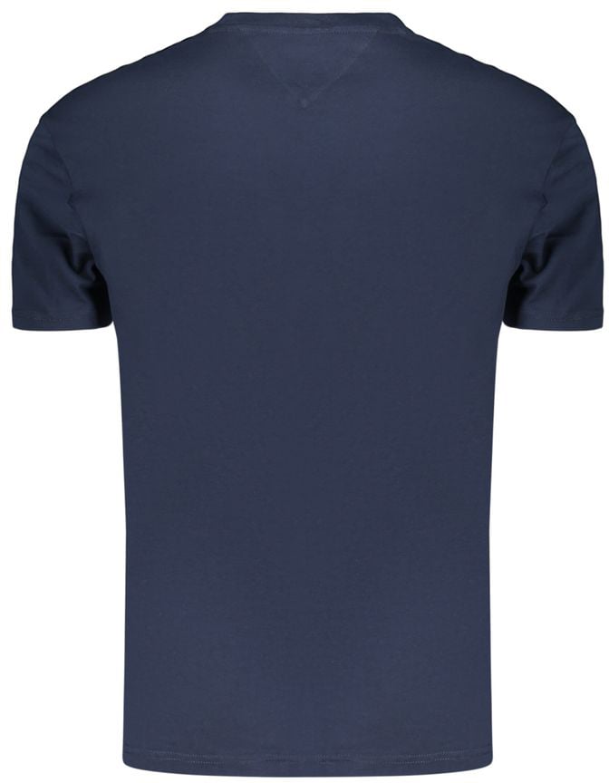 Tommy Hilfiger Blue Cotton Men's T-Shirt Blauw