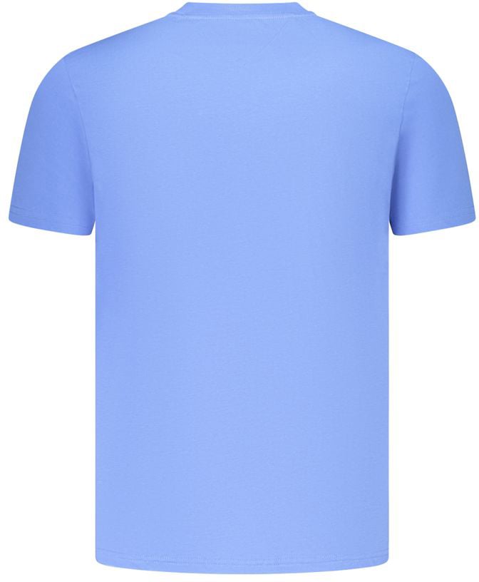 Tommy Hilfiger Tommy Hilfiger Azzurro Cotton Uomo T-Shirt Blauw