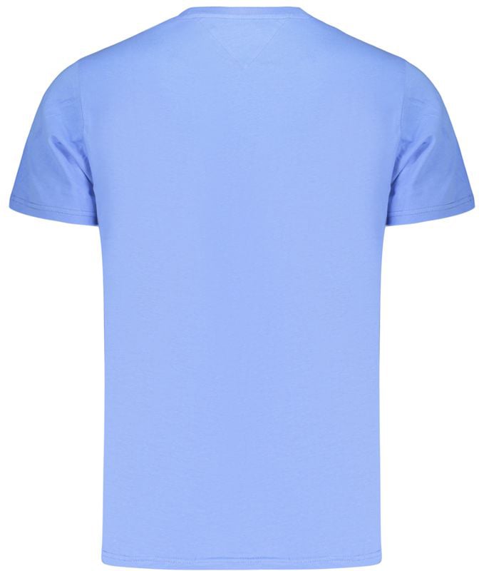Tommy Hilfiger Blue Cotton Men's T-Shirt Blauw