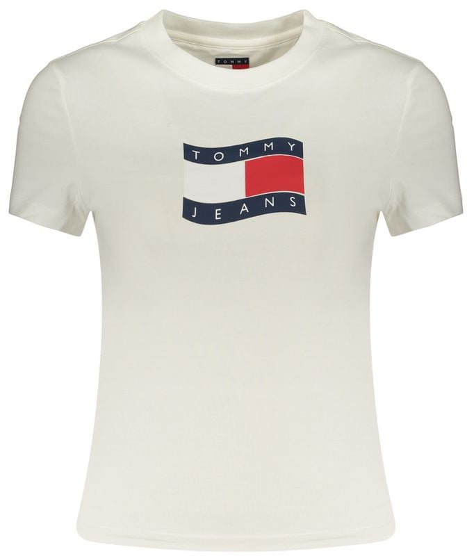 Tommy Hilfiger Bianco Cotton Women's T-Shirt Wit