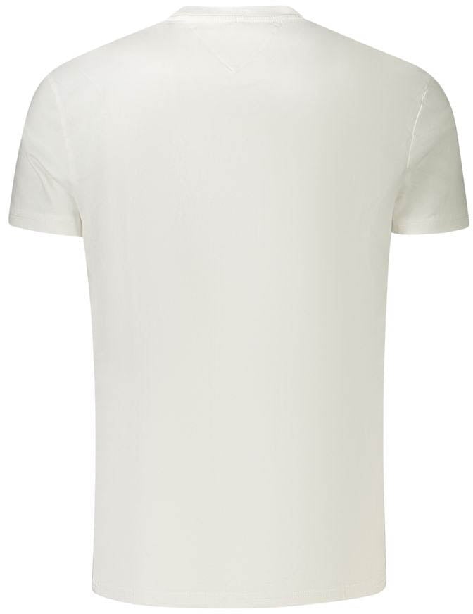 Tommy Hilfiger White Cotton Men T-Shirt Wit